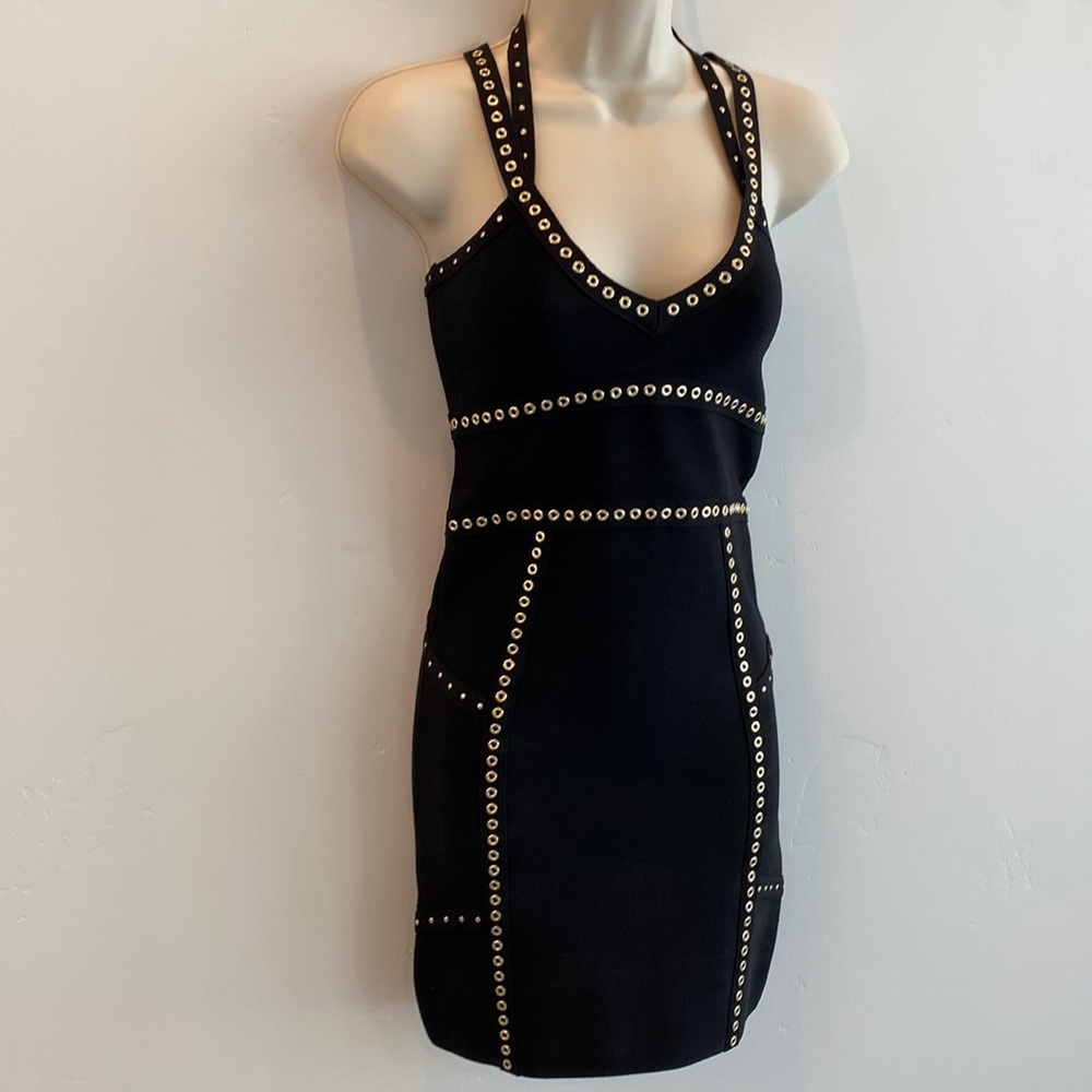 Bebe black bandage dress